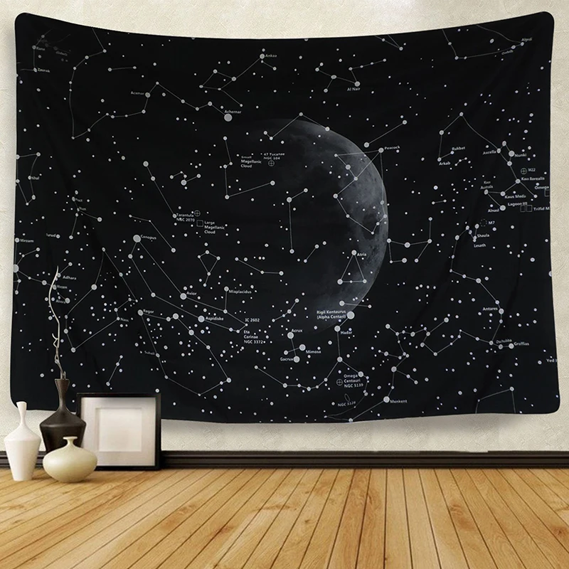 

Moon Constellations Tapestry Wall Tapestry Bohemian Wall Hanging Tapestries Wall Decor wall cloth tapestries
