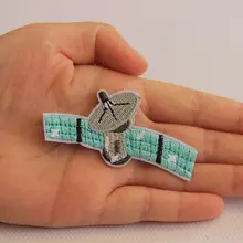 1 шт. новая космическая спутниковая подвеска в виде космонавта и планеты вышитые патчи железа на патчи для одежды DIY полосы наклейки индивидуальные нашивки