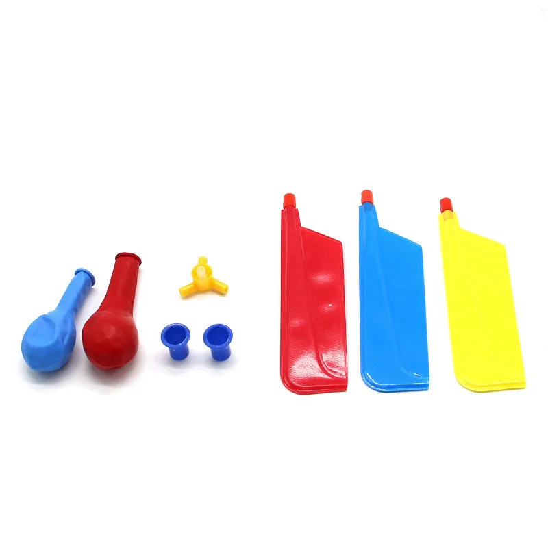 2pcs Science educational toy Balloon Helicopter DIY handmade funny Scientific experiments Toys best gifts for kids