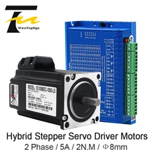 JMC NEMA23 gravür kapalı döngü step Servo 57J1880EC mil çapı 8mm tork 2N.M + Servo sürücü 2HSS57