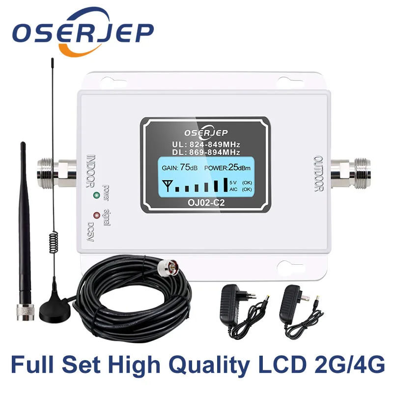 

CDMA Repeater 850 MHz 70dB LCD 2G 3G 4G 850mhz UMTS GSM CDMA Mobile Phone Signal Repeater Booster +Indoor/outdoor Antenna