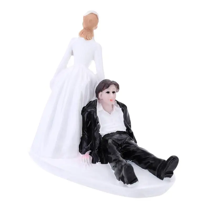 

Wedding Mariage Wedding Cake Topper Decoration Sexy Drag Wedding Bride And Groom Cake Topper Figurine