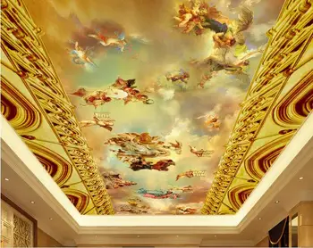 

3d wallpaper custom mural non-woven European classical figures paintings adornment ceiling frescoes photo wallpaper for walls 3d