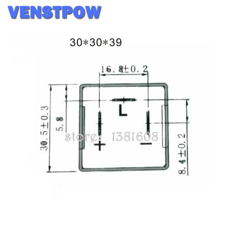24VDC 180 Вт Авто мигалкой реле с зуммером 3 Pin мотоцикл светодиодный индикатор