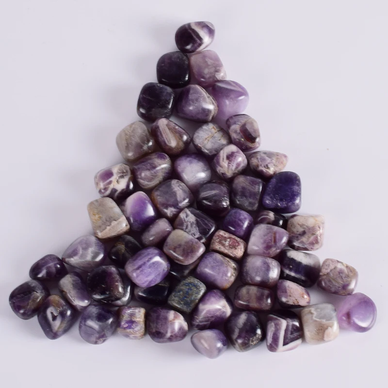 

100g amethyst tumbled stone Irregular polishing natural rock and quartz palm bead chip love for Chakra Healing collection decor