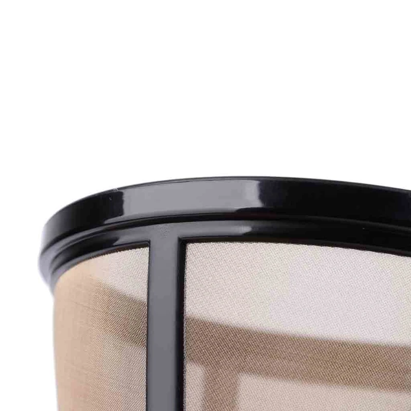 Многоразовые 10-12 чашки кофе фильтр корзина-стиль постоянный металлический сетчатый инструмент BPA бесплатно