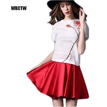 Горячая Розничная новое поступление Летний стиль Женская одежда женские Высокая Талия атласная мини плиссированные строки Юбки Высокое качество