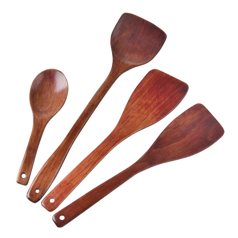 

Natural Wood Long Handled Spatula Wooden Rice Soup Shovel Cooking Tools Handmade Japanese Style Kitchen Utensil