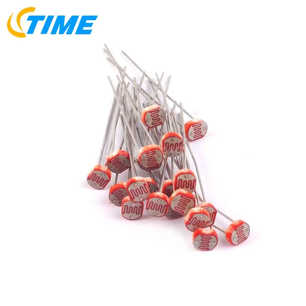 

50PCS 5mm GL5516 Photo Light Sensitive Resistor Photoresistor