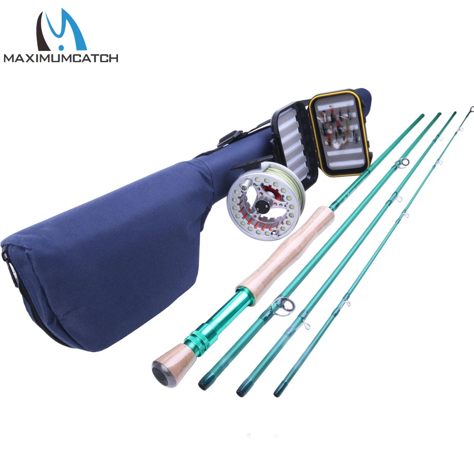 8WT Fly Rod And Reel Combo 7/8WT Aluminum Fly Reel Fly Fishing Outfit