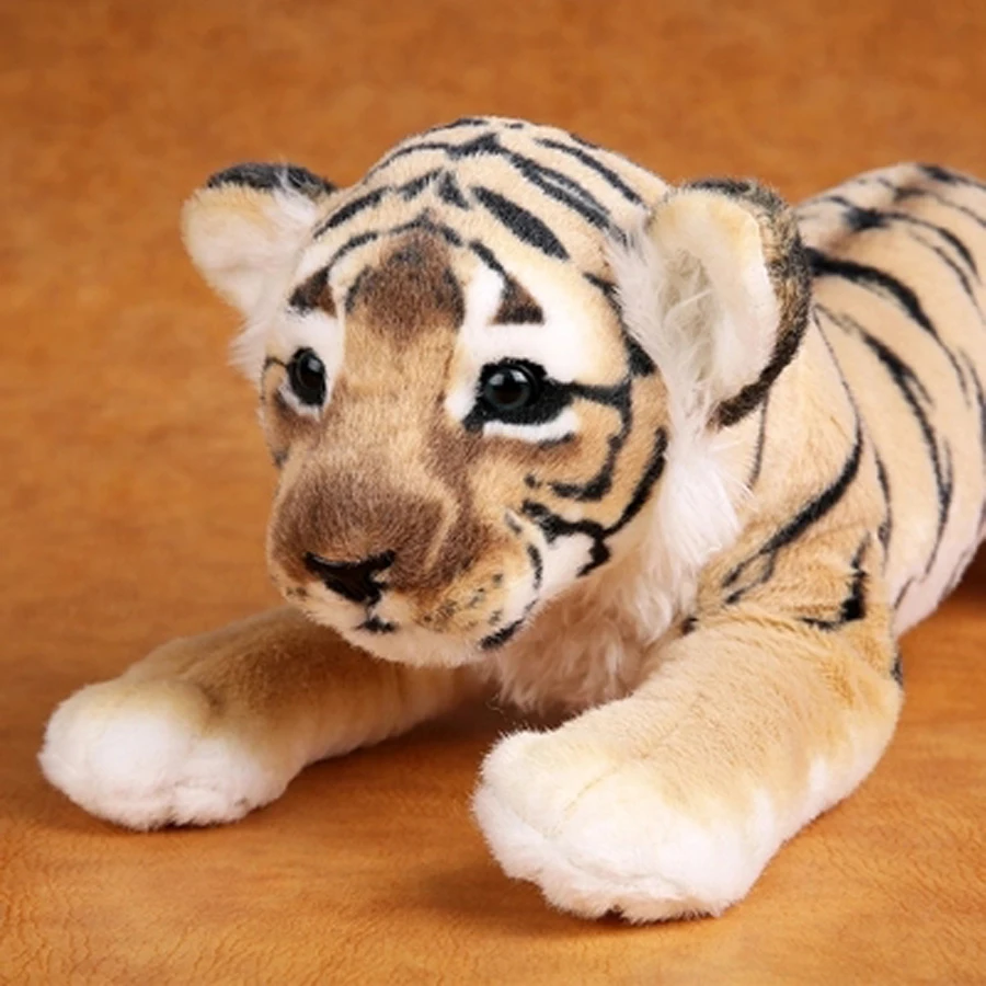 Animales de Peluche suave juguete de Peluche de tigre Animal de León Peluche Kawaii muñeca de niña de algodón Brinquedo juguetes para los niños 60G0246