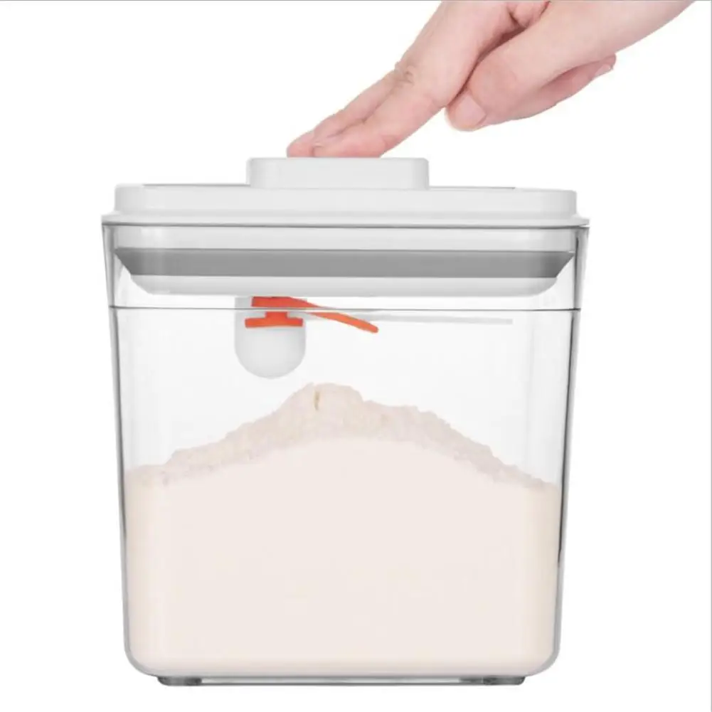 

1700ML Kitchen Storage Bottles Sealed Cans With Cover Large Capacity Food Candy Milk Powder Jars Tea Box Household Storage Tool