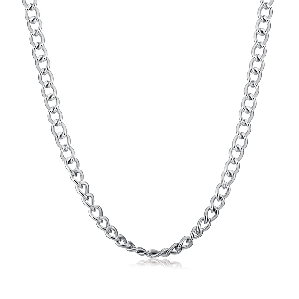 

Classic High Quality Necklace Chain With No Pendant Silver & Yellow Goldplated
