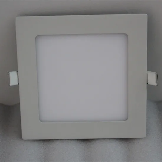 Квадратная Светодиодная панель 12 Вт 170*170 мм smd2835 встраиваемый светильник белый/теплый белый 3 цвета Регулируемая температура Скидка 40