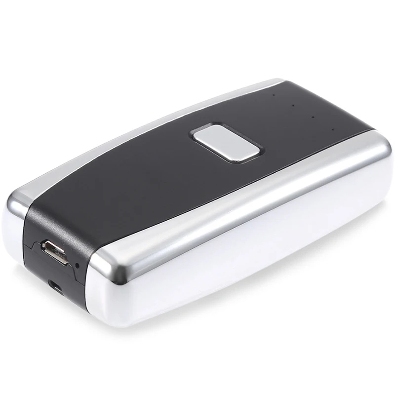 Мини сканер штрих-кода Bluetooth 1D 2D беспроводной мобильный считыватель штрих-кодов для Ipad IPhone Android планшетный ПК портативный ручной сканер