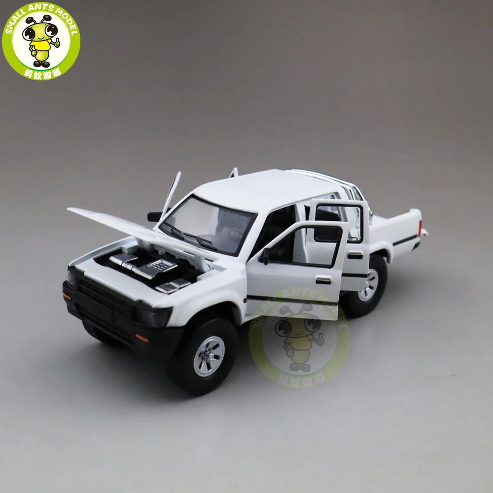 1/32 Jackiekim Hilux грузовик пикап с анти-ствол танка литая металлическая Модель автомобиля игрушки Дети Звук освещение подарки