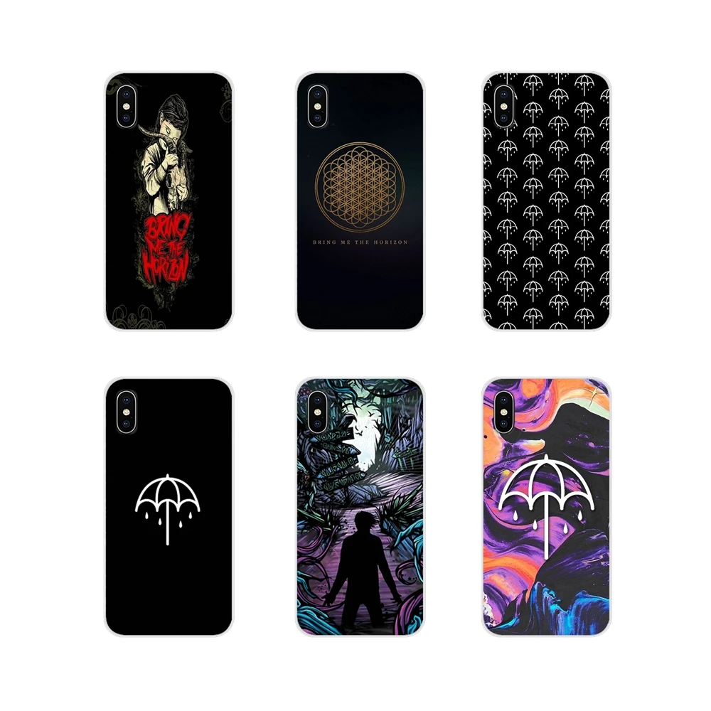 Прозрачный чехол из ТПУ для Samsung Galaxy S3 S4 S5 Mini S6 S7 Edge S8 S9 S10 Lite Plus Note 4 5 8 9 bring me the horizon BMTH