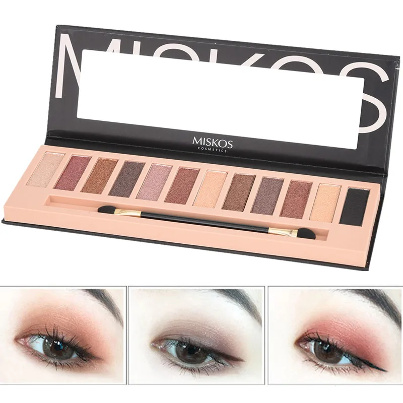 Miskos Nude Eyeshadow Makeup Pallete Shimmer and Shine Eye shadow Pallete Pigment Cosmetics Maquiagem Profissional Completa Miskos Nude Eyeshadow Makeup Pallete Shimmer and Shine Eye shadow Pallete Pigment Cosmetics Maquiagem Profissional Completa