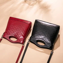 Новые модные женские кожаные сумки, женская сумка через плечо из натуральной кожи, женская большая сумка-тоут черного/красного цвета