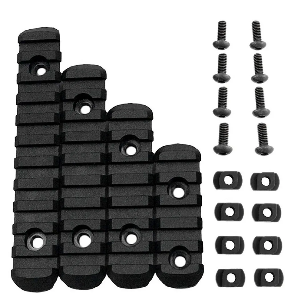 airsoft ar 15 accessories tactical gun accessories M-Lok System Rail Section pannel rail for rifle scope for hunting (8)