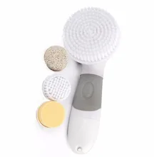 4 in 1 Electric Facial Cleanser Brush Massage Waterproof Blackhead Removal Deep Cleaning Pore Cleaner Face Body Exfoliator Scrub
