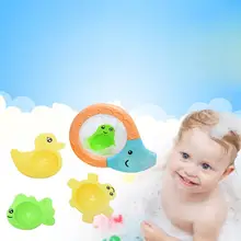 Летние милые игрушки из полиэтилена для ванной и душа, 5 шт. в комплекте, для малышей, для мамы 6,12