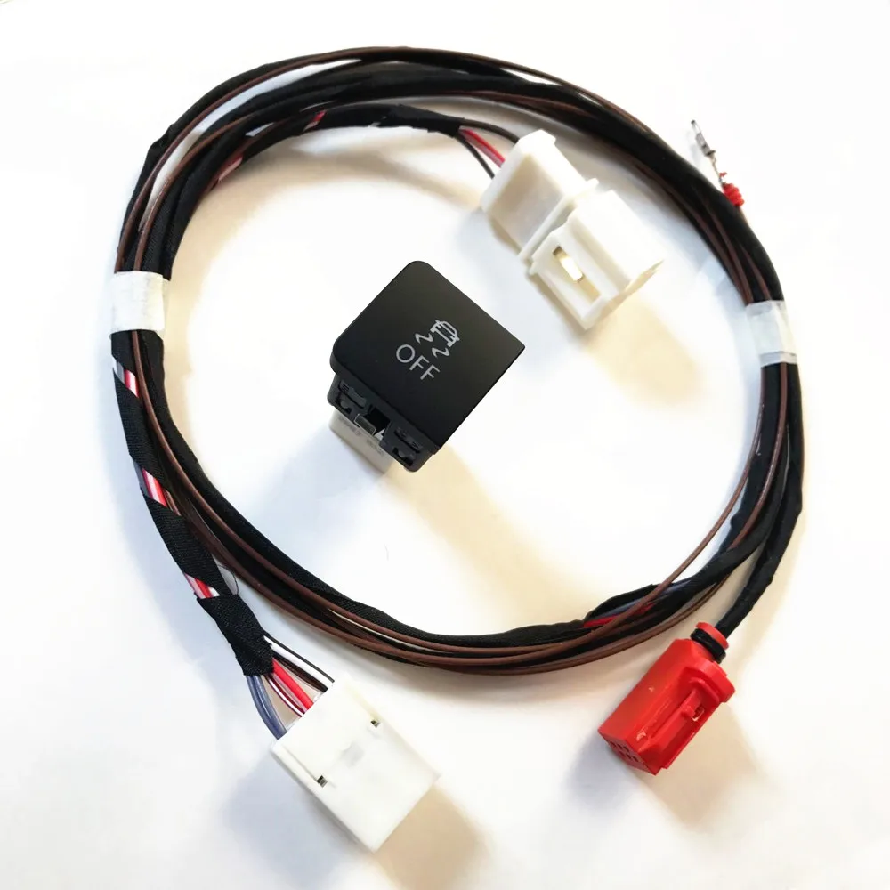 

TUKE ESP OFF ASR Anti Skid Driving Mode Switch And Cable Wire Accessories For VW Jetta 5 MK6 Golf MK5 6 1K0927117 1KD 927 117