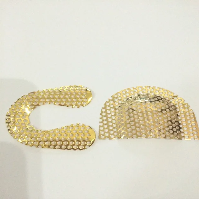 Buy 20PCS/10Pair Dental Lab Denture Golden Stainless