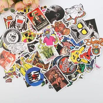 

50 pcs Mixed Cartoon Cute Toy Stickers for Car Styling Bike Motorcycle Phone Laptop Travel Luggage Cool Funny Sticker Bomb Decal