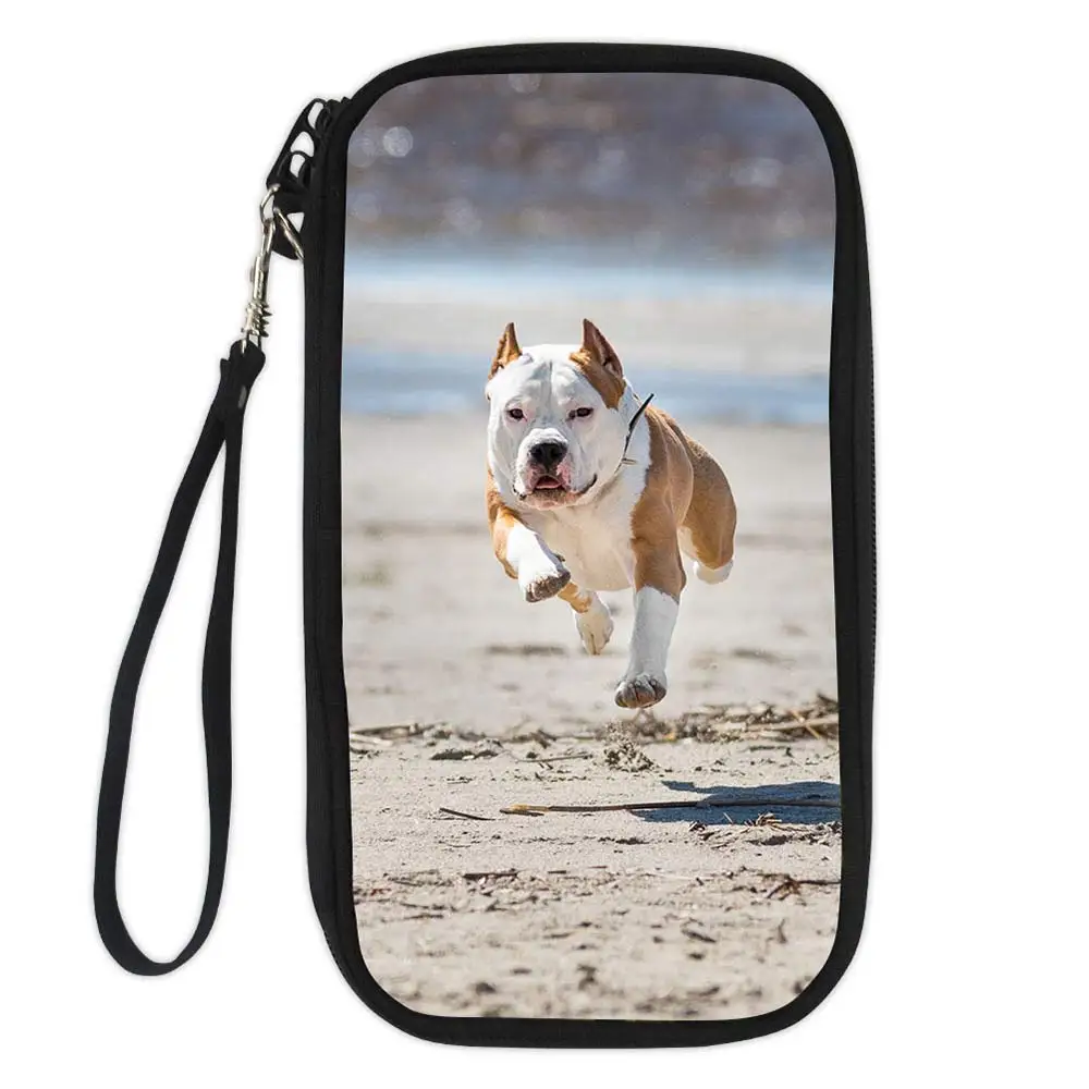 

Women Wallets American Staffordshire Terrier Dog Lover Zipper Wallet Women's Long Design Purse Card Holders Female Coin Pocket