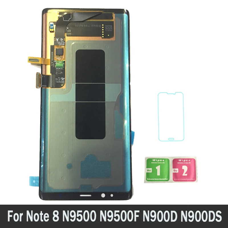 

AMOLED LCDs Note 8 N9500 N9500F N900D N900DS For Samsung Galaxy Note8 LCD Screen Display Touch Digitizer Assembly 100% Tested