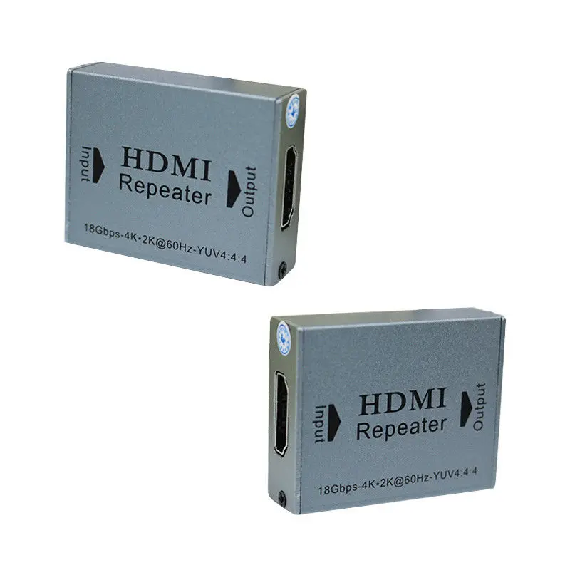 

18Gbps HDMI 2.0 to HDMI 2.0 Repeater Extender 4K*2K 60Hz to 30M HDMI Female to Female 1080P 3D Compliant HDCP2.2/1.4 2018 New