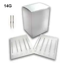 14 г Пирсинг Одноразовые Иглы стерильные иглы для пирсинга различные размеры ювелирные изделия для тела аксессуары оптом 500 шт/партия