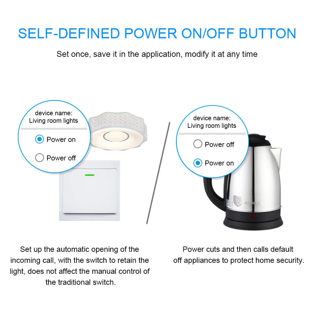 Tead Sonoff RF Wi-Fi Smart switch 433MHZ RF receiver интеллектуальный пульт дистанционного беспроводного управления для смарт-дома 10A 2200W (Фото 3) ТВ-приставки Tead Sonoff RF Wi-Fi Smart switch 433MHZ RF receiver интеллектуальный пульт дистанционного беспроводного управления для смарт-дома 10A 2200W (Фото 3)