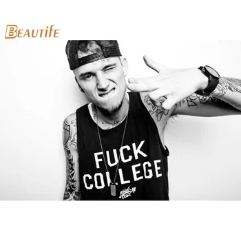 

Hot Sale Custom Machine Gun Kelly Poster Home Decoration Fashion Silk Fabric Wall Poster Custom Poster