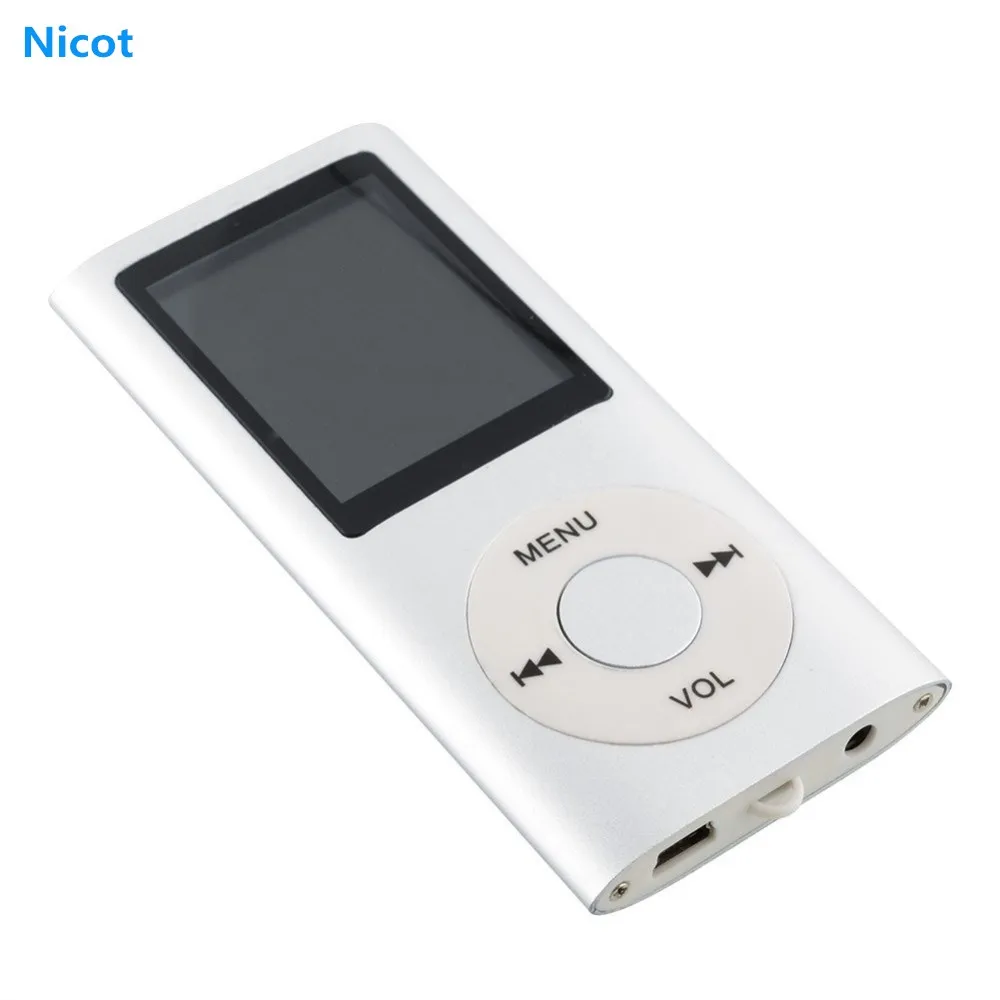 

Nicot Portable LCD Video Player MP4 Reproductor with 8GB 16GB 32GB SD TF Card Slot for FM Radio eBook Lecteur MP4 Music Player