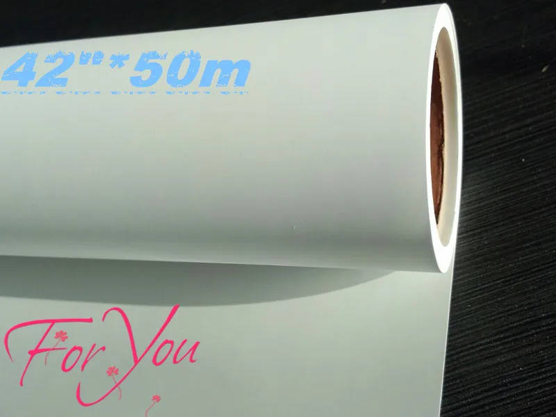 150gsm 42"*50m waterproof pp paper roll for poster matte surface wide