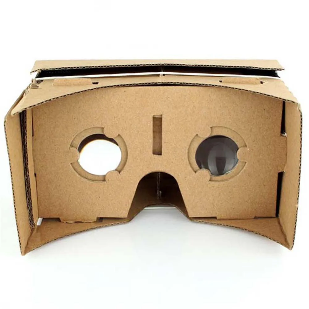 50 шт. Горячая Распродажа г. DIY Google cardboard Валенсия качество 3D Очки виртуальной реальности Очки нет NFC DHL