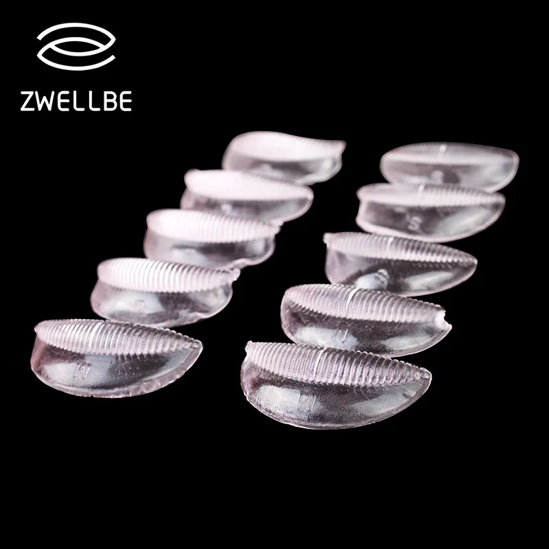 

5 Pairs Silicone Pads Eyelash Curler Curling Perming Shields False Eye Lashes Pad Kit Makeup Tools