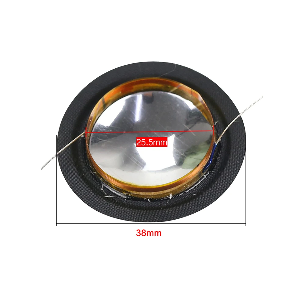 Tweeter Dôme Universel De 1 Pouce, Bobine Vocale, Diaphragme En Soie, 25.5 Cœurs, Deux Fils Latéraux, Réparation De Haut-parleur Triple, 4.1-8OHM Pour Hivi, 2 Pièces