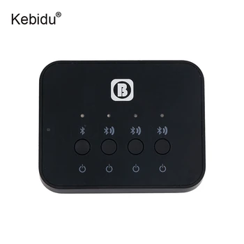 

kebidu Bluetooth Transmitter Receiver Bluetooth Transmitter for TV Dual Link Wireless Music Audio Adapter for Headphones/Speaker
