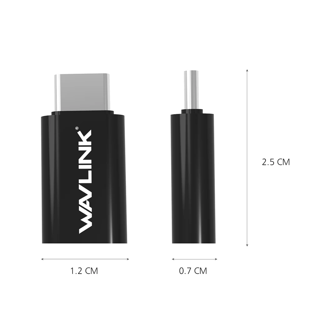 Wavlink 4 шт USB C адаптер usb type-C для Micro USB OTG переходник с 56 K зарядки синхронизации данных черный и белый для Apple Mac