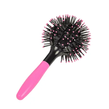

Simple Japan 3D Bomb Curl Hair Brush Ball Styling Spherical Massage Comb Detangling Heat Resistant Hair Comb HY99 DC29