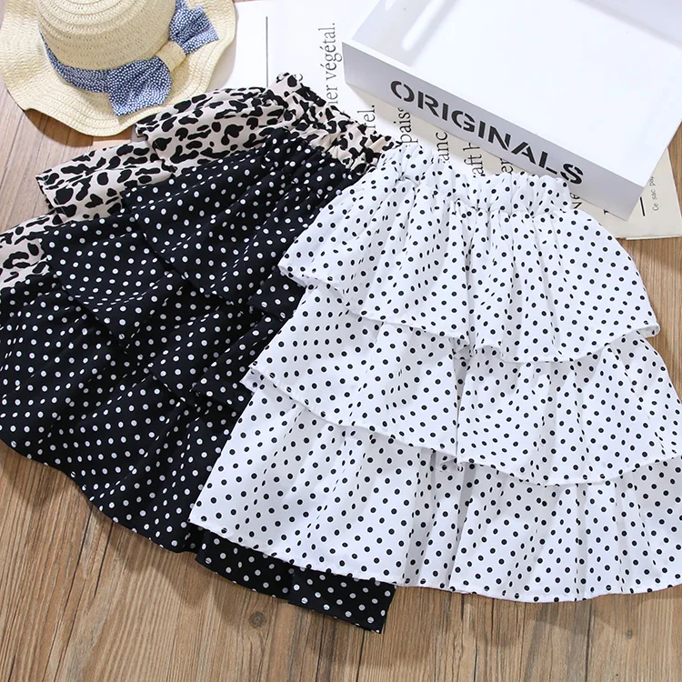 

2019 Summer Spring Baby Toddler Tutus Girls Princess Dot Skirts Baby Girls Chiffon Layered Tulle Skirt Birthday Party Tutu Skirt
