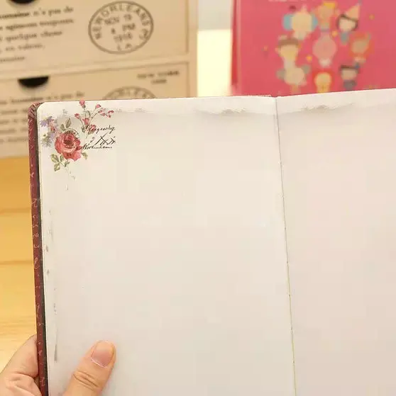 1 шт. корейский милый канцелярский Европейский ретро тканевый чехол DIY Дневник милый блокнот винтажный блокнот