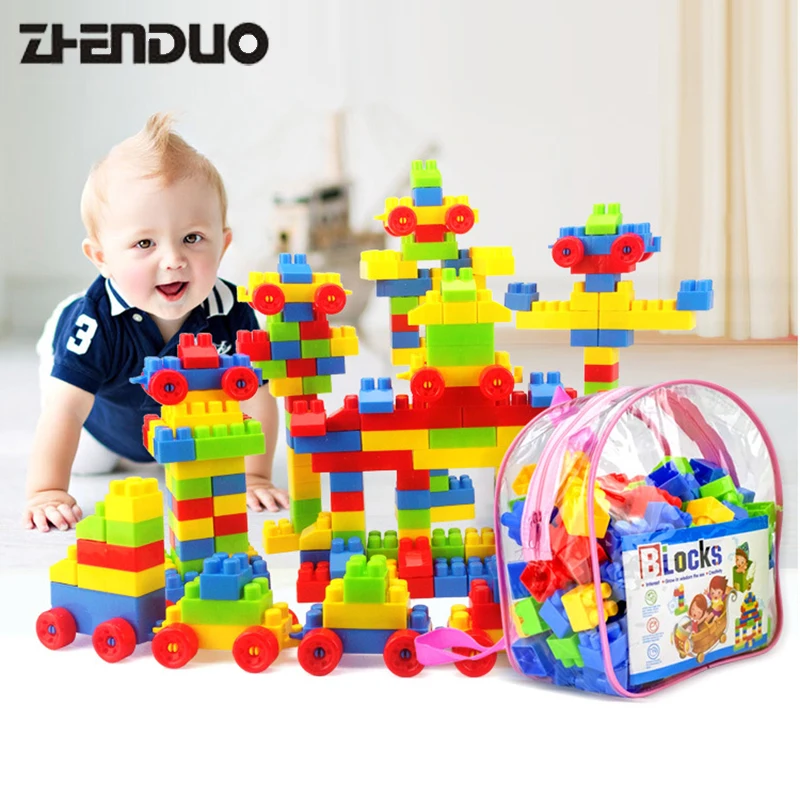 100-240Pcs Big Plastic Bricks Model Building Kits 3D DIY Building Blocks Boy Girl Education Toy for Children Baby Hobbies baby-building-toys : image 100-240Pcs Big Plastic Bricks Model Building Kits 3D DIY Building Blocks Boy Girl Education Toy for Children Baby Hobbies baby-building-toys