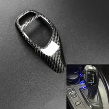 Для BMW F20 F30 F31 F34 из углеродного волокна ремонт автомобиля панель переключения передач рамка наклейки ручка переключения передач украшения BMW 1 2 3 4 5 серии