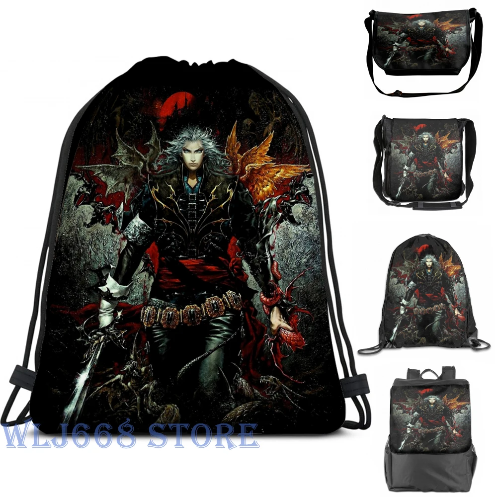 

Funny graphic print shoulder Bags women Castlevania Lord Of Shadow Single shoulder backpack travel for men Gym Bag