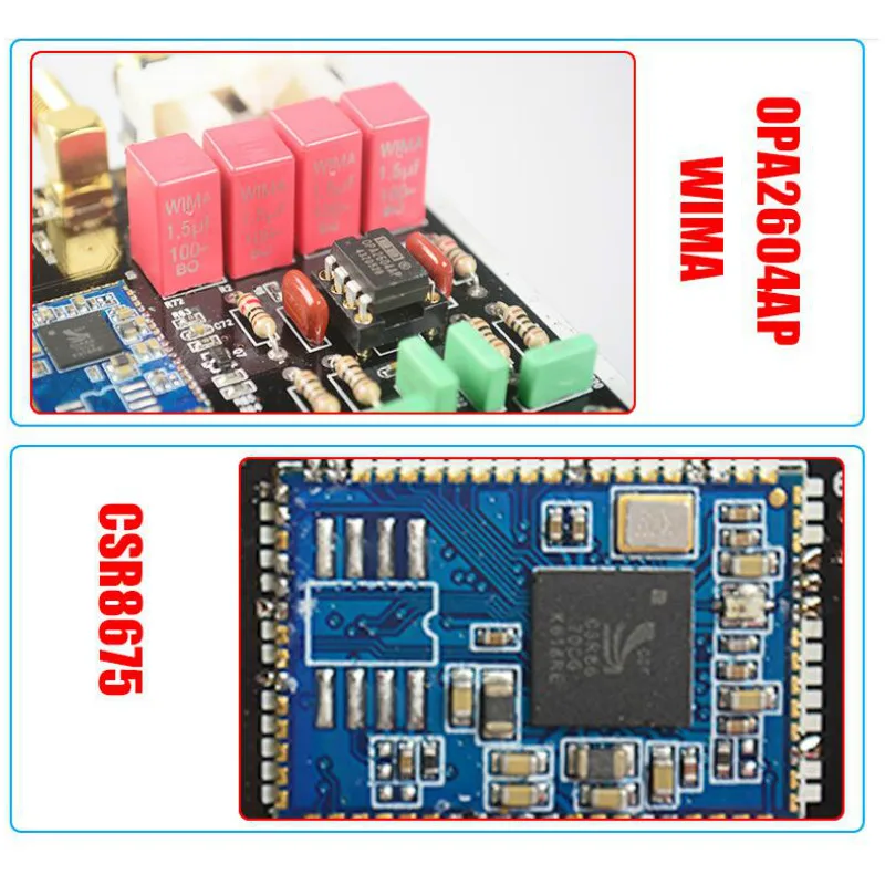 SOTAMIA Bluetooth 5.0 Audio Decoder DAC TPA6120 Headphone Amplifier CSR8670 USB DAC AK4490 Fiber Coaxial Decoding APTX-HD