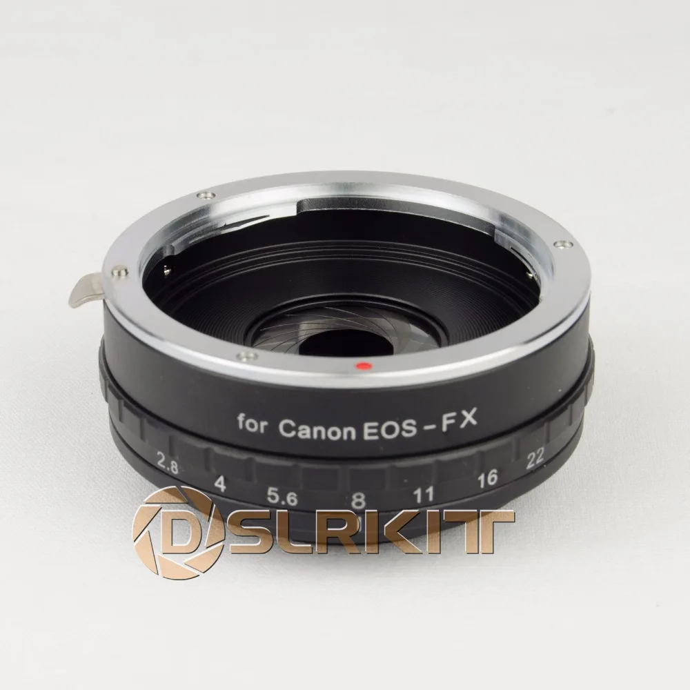 DSLRKIT Встроенный адаптер для крепления объектива диафрагмы Canon EOS EF Fujifilm FX Fuji|fuji